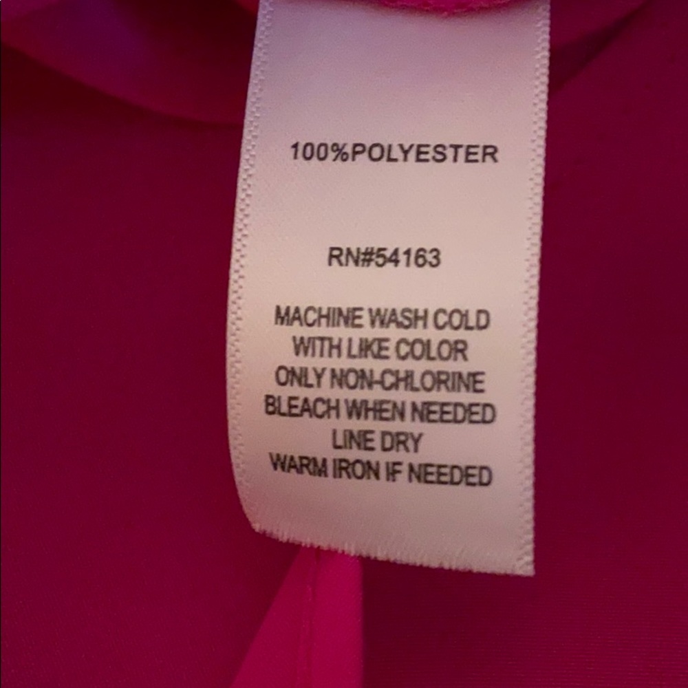 Andrew Marc Hot pink Oversize Blouse💗 - Picture 7 of 7